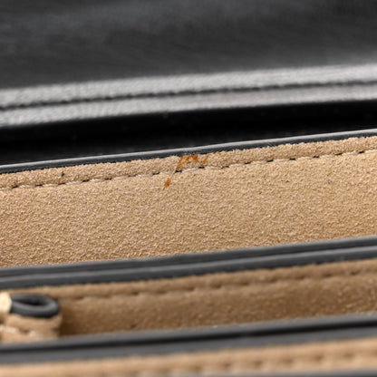 Givenchy Goatskin Quilted Small GV3 Shoulder Bag Black 10 of 11