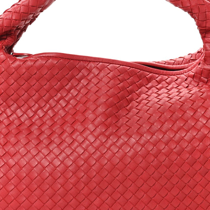 Bottega Veneta Nappa Intrecciato Large Veneta Hobo Red 8 of 10