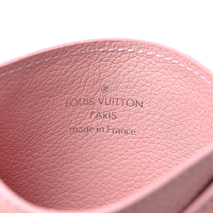Louis Vuitton Calfskin Lockme Card Holder Rose Ballerine 6 of 8