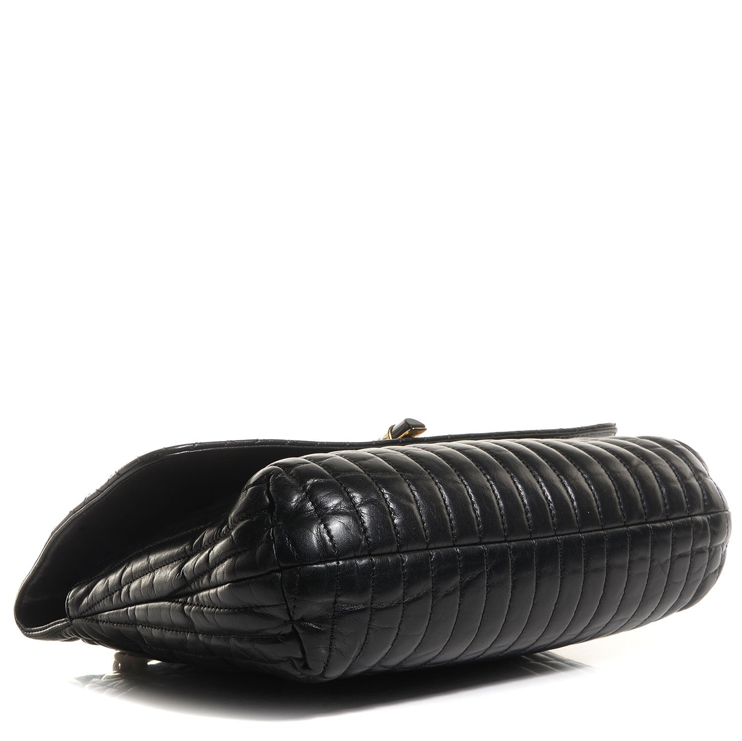 Lanvin Calfskin Quilted Medium Happy Shoulder Bag Black 4 of 9