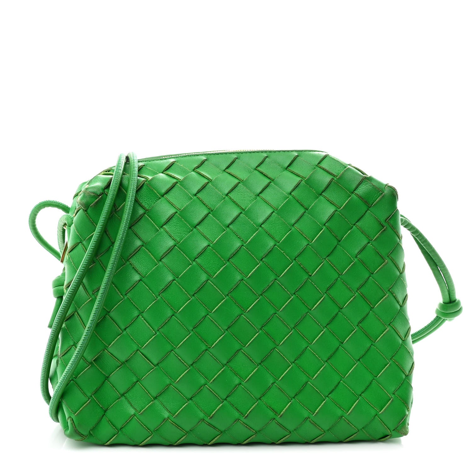 Bottega Veneta Nappa Intrecciato Small Loop Camera Bag Parakeet 1 of 8