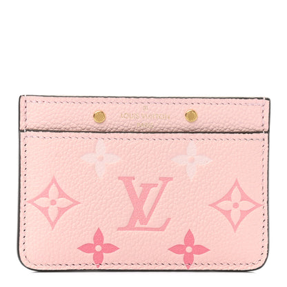 Louis Vuitton Empreinte Monogram Giant By The Pool Card Holder Bouton De Rose 1 of 9