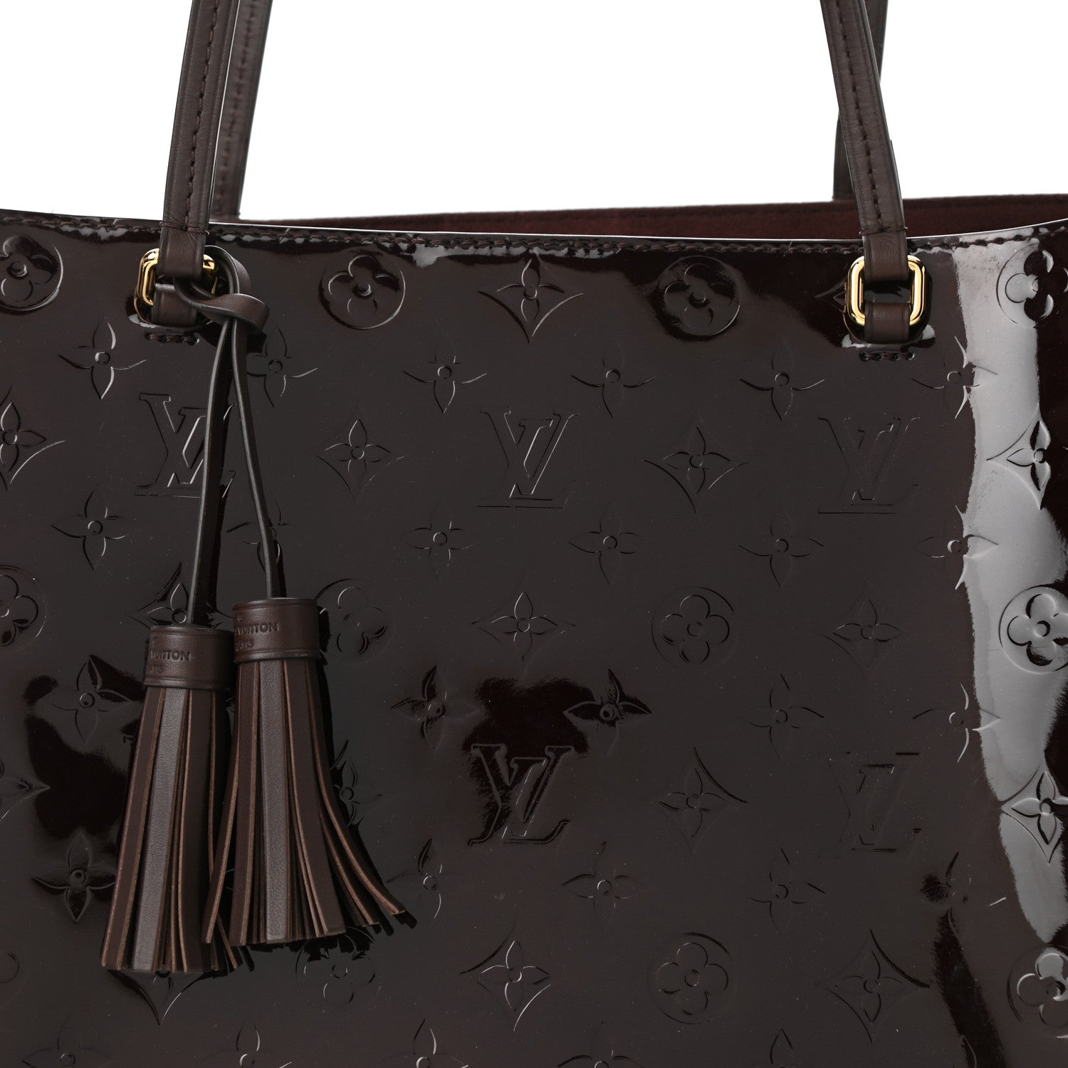 Louis Vuitton Vernis Long Beach MM Amarante 8 of 11