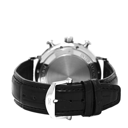 IWC Stainless Steel Alligator 42mm Portofino Chronograph Automatic Watch IW391007 3 of 4
