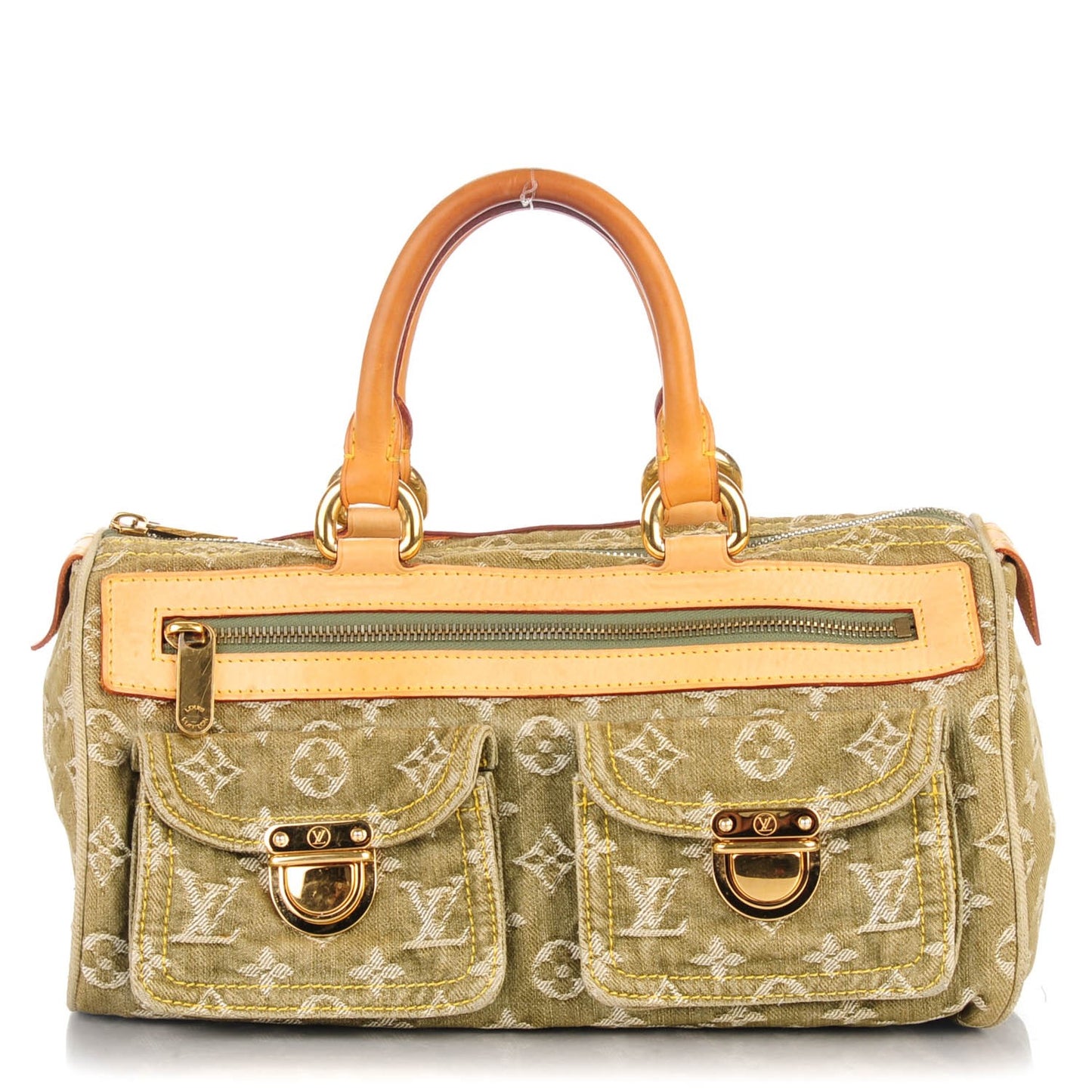 Monogram Denim Neo Speedy Lichen