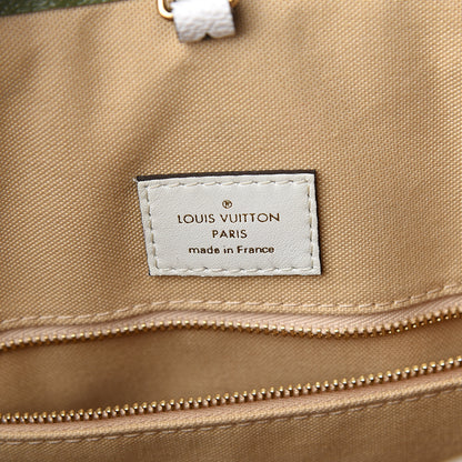 Louis Vuitton Monogram Giant Onthego GM Kaki Beige 5 of 12