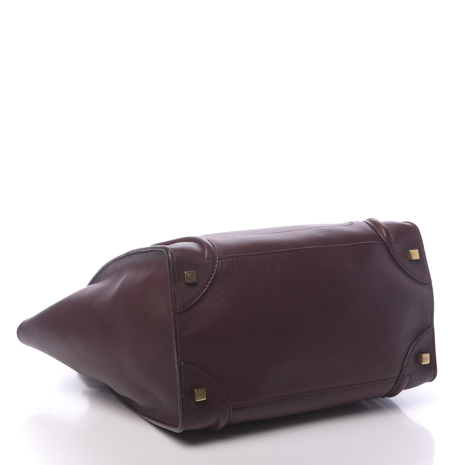 Celine Smooth Calfskin Mini Luggage Burgundy 4 of 11