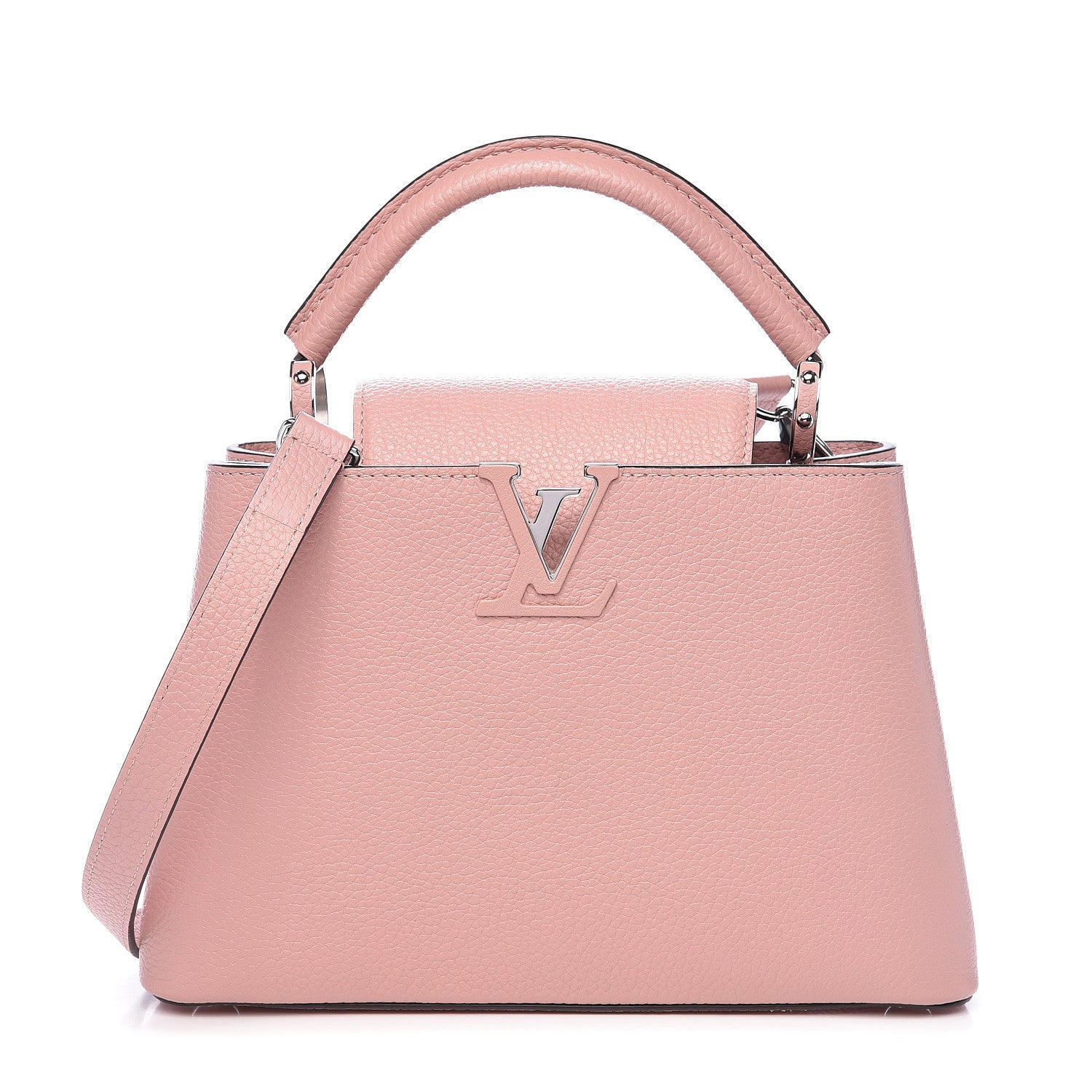 Louis Vuitton Taurillon Capucines BB Magnolia 1 of 9