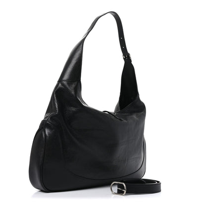 Gucci Calfskin Large Jackie 1961 Shoulder Bag Black 3 of 10