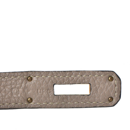 Hermes Togo Birkin 35 Gris Tourterelle 28 of 36