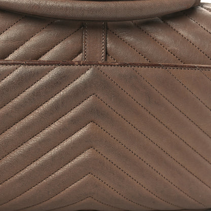 Saint Laurent Sheepskin Matelasse Chevron Monogram Medium College Bag Fard 17 of 20