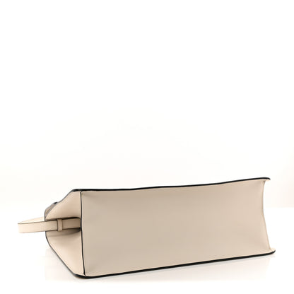 Gucci Calfskin Web Medium Sylvie Top Handle Bag White 4 of 12