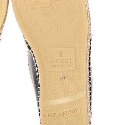 Gucci Nappa GG Marmont Espadrilles 36 Black 6 of 10