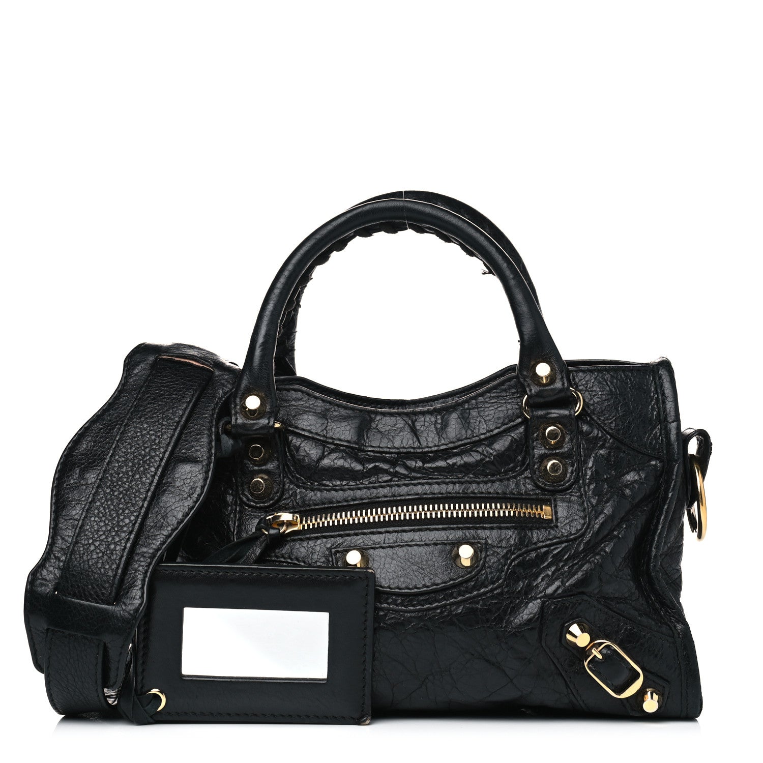Balenciaga Agneau Classic Gold Hardware Mini City Black 1 of 13