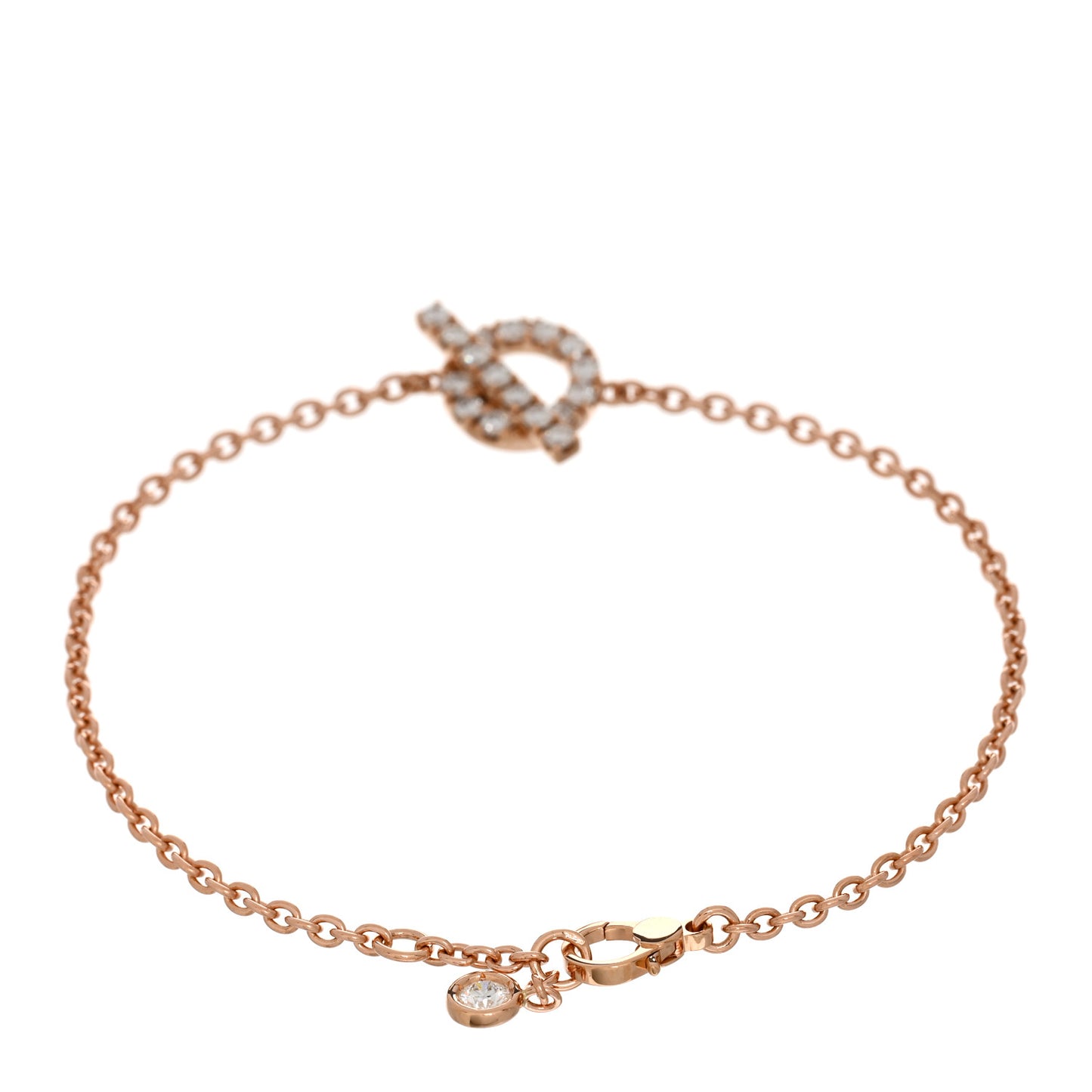 18K Rose Gold Diamond Finesse Bracelet ST