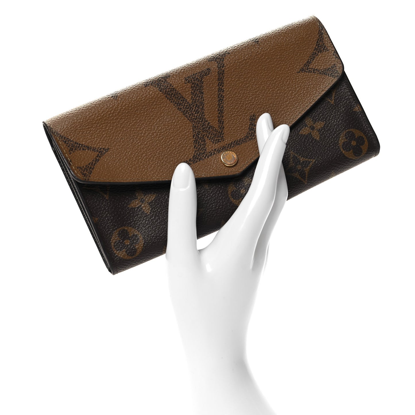 Reverse Monogram Giant Sarah Wallet