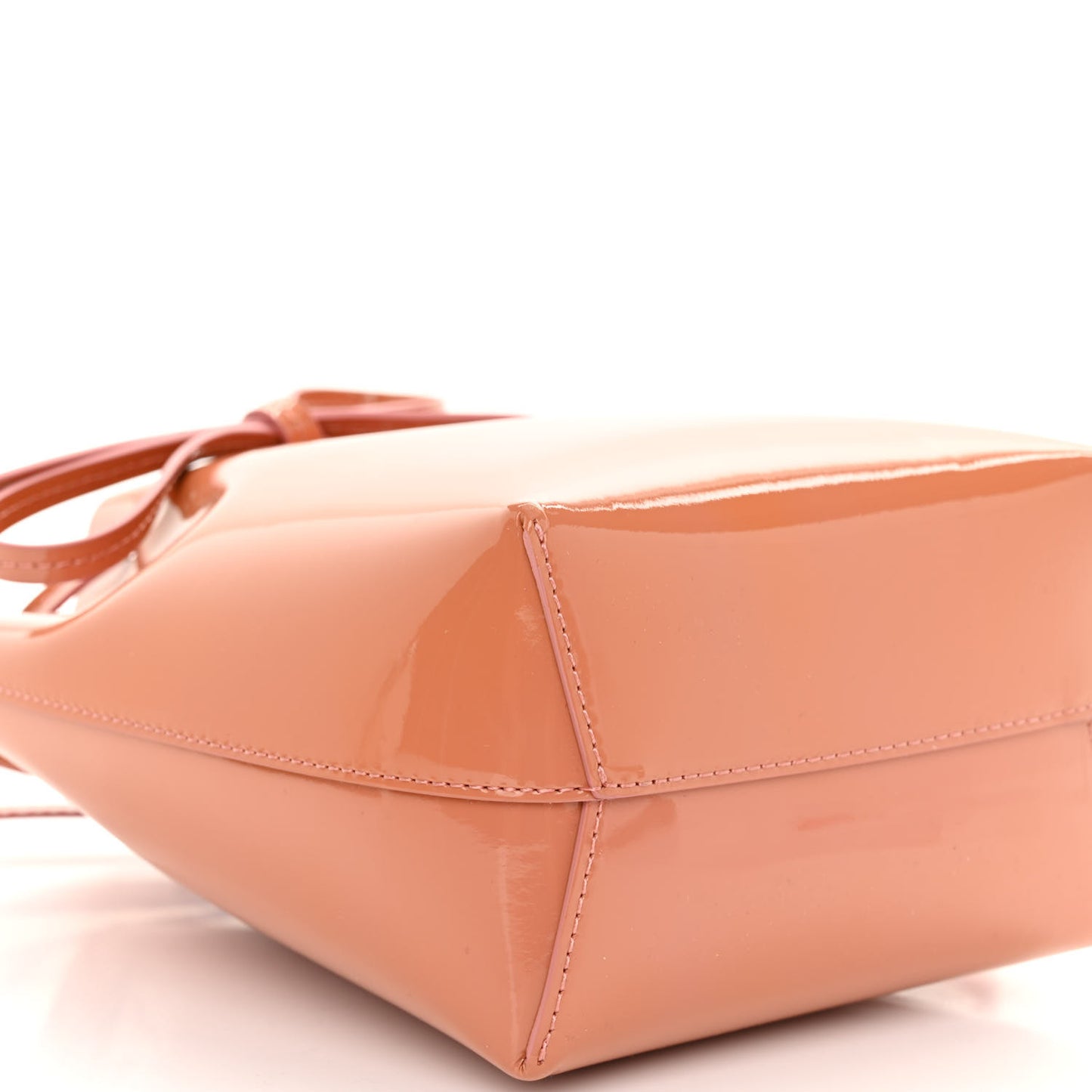 Patent Calfskin Mini Mini Bucket Blush