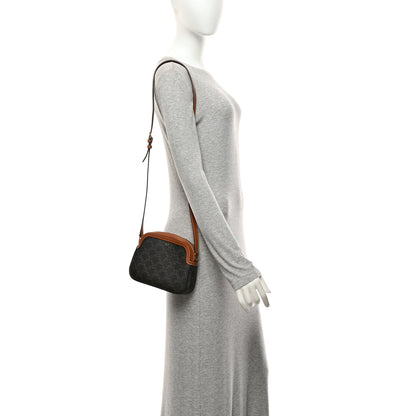 Celine Triomphe Canvas Small Camera Bag Tan 2 of 10