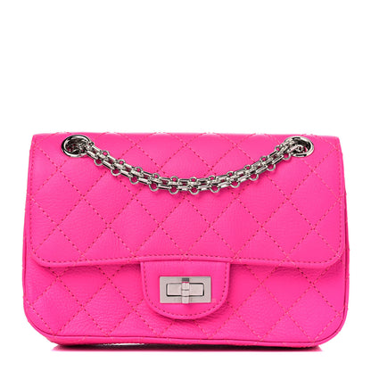 Chanel Goatskin Quilted 2.55 Reissue Mini Flap Fluorescent Pink 1 of 11