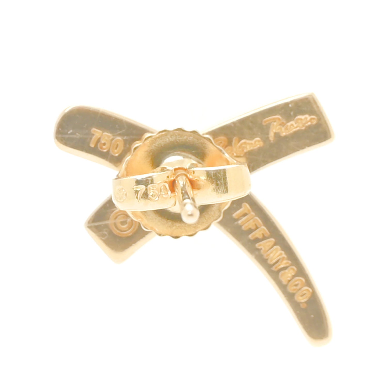 18K Yellow Gold Paloma's Graffiti X Earrings