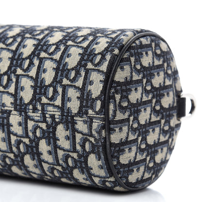 Christian Dior Oblique Roller Messenger Bag Blue 7 of 9
