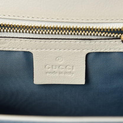 Gucci Calfskin Animalier Medium Shoulder Bag White 6 of 11