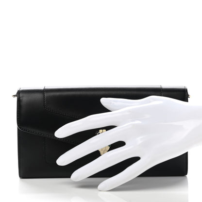 Bulgari Calfskin Serpenti Forever Chain Wallet Black 2 of 8