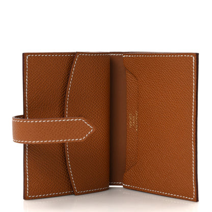 Hermes Epsom Mini Bearn Wallet Gold 5 of 7