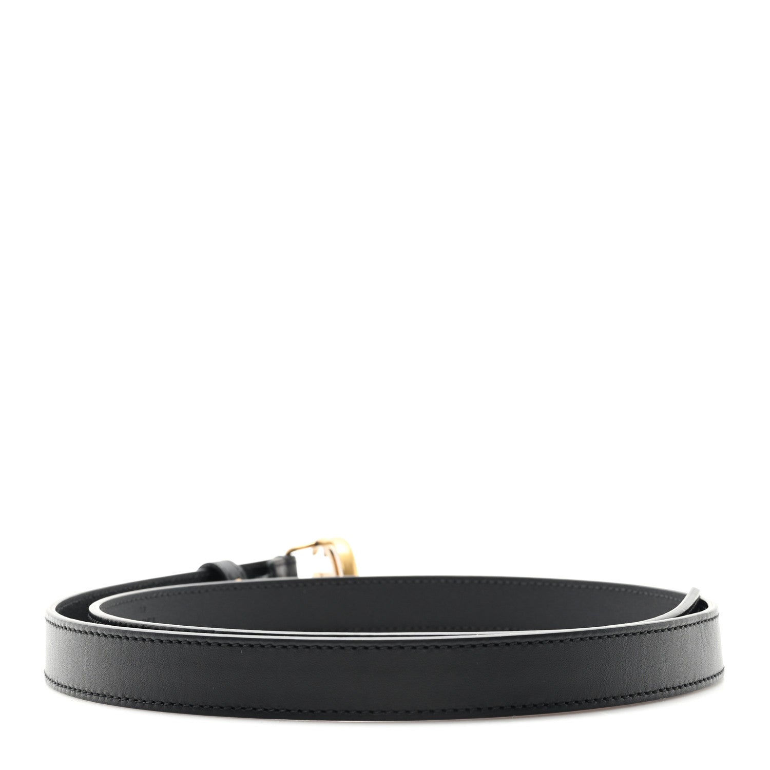 Gucci Calfskin Double G 20mm Belt 90 36 Black 2 of 5