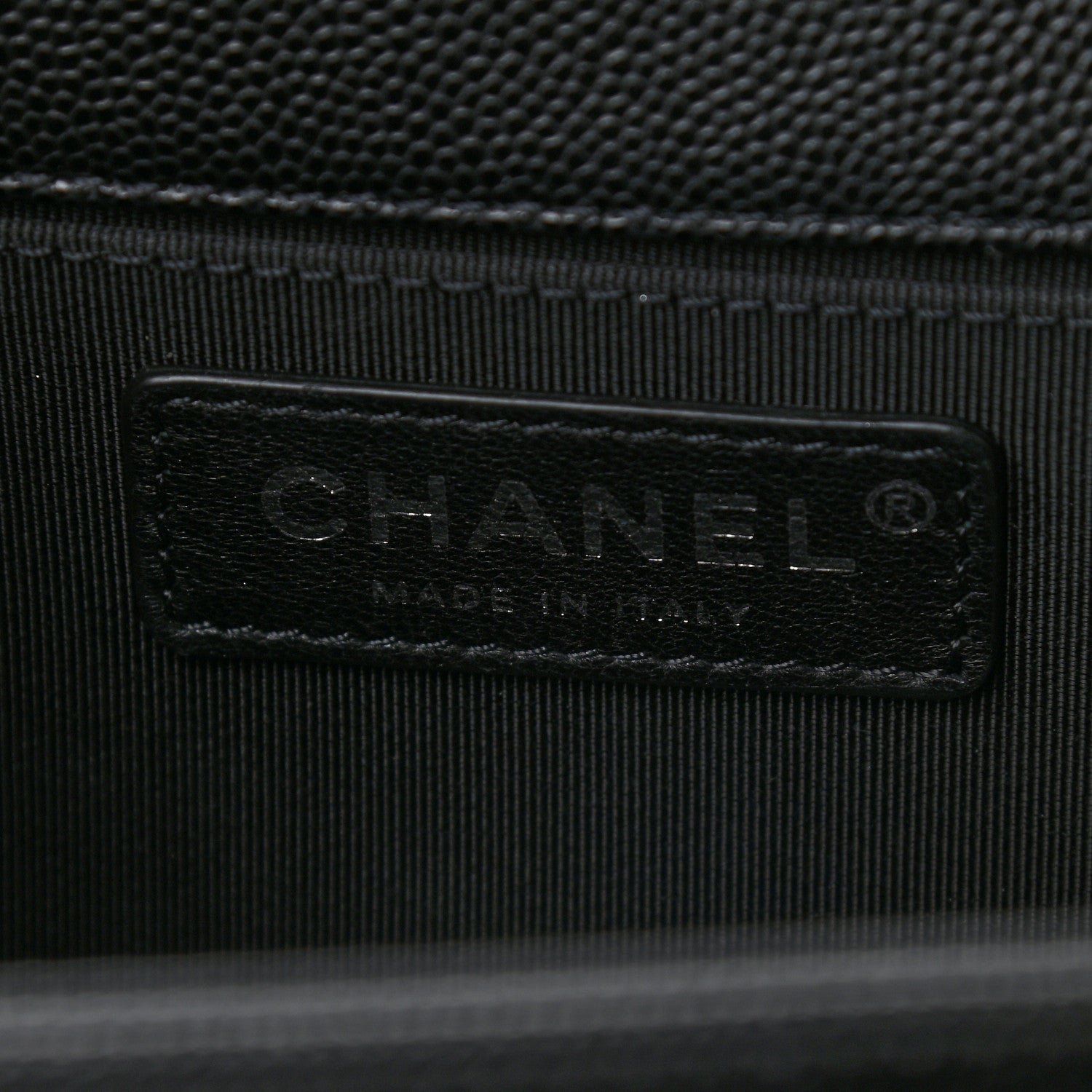 Chanel Caviar Quilted Medium Boy Flap Black 8 of 9
