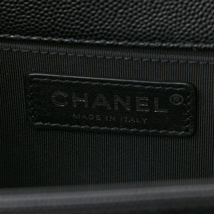 Chanel Caviar Quilted Medium Boy Flap Black 8 of 9