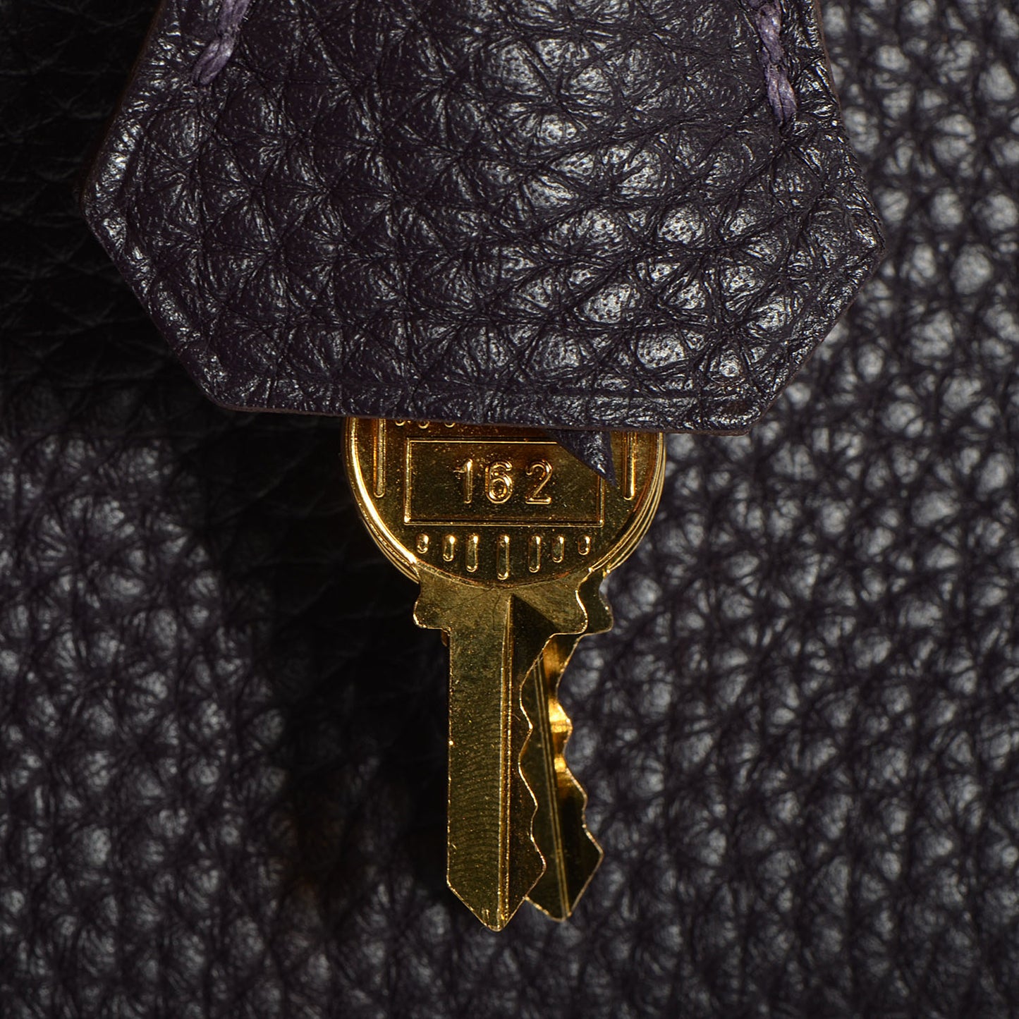 Taurillon Clemence Birkin 30 Raisin