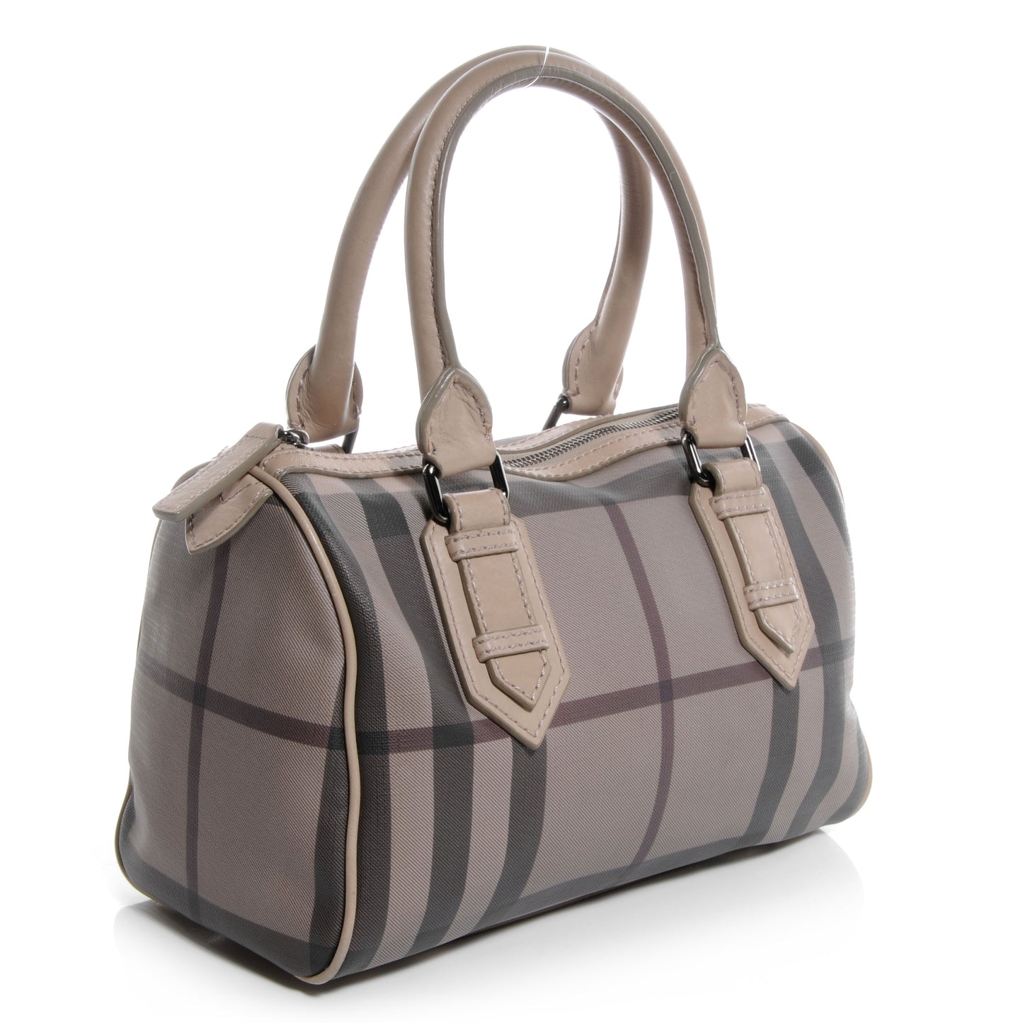 Smoked Check Small Chester Bowling Bag Trench