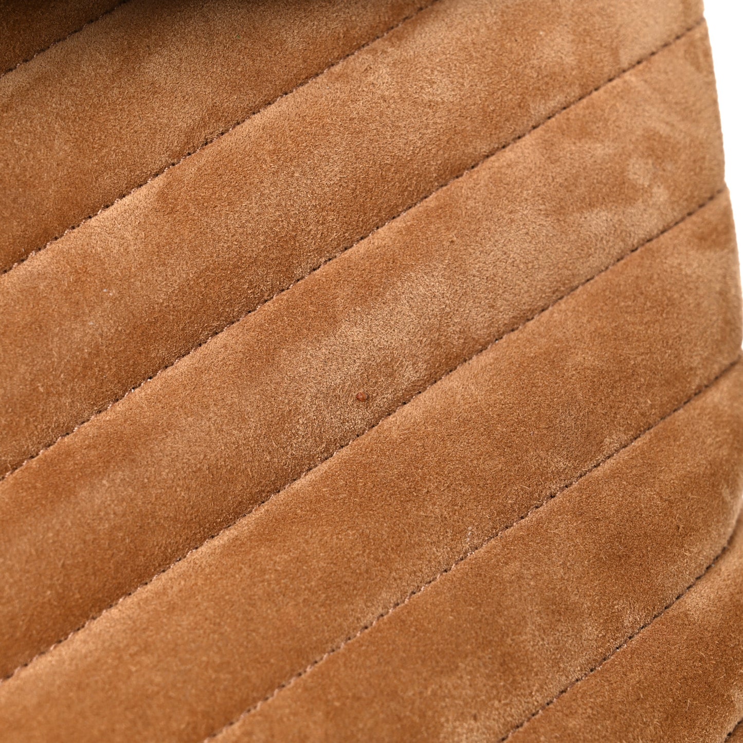 Suede Y Quilted Monogram Medium Loulou Chain Satchel Cinnamon