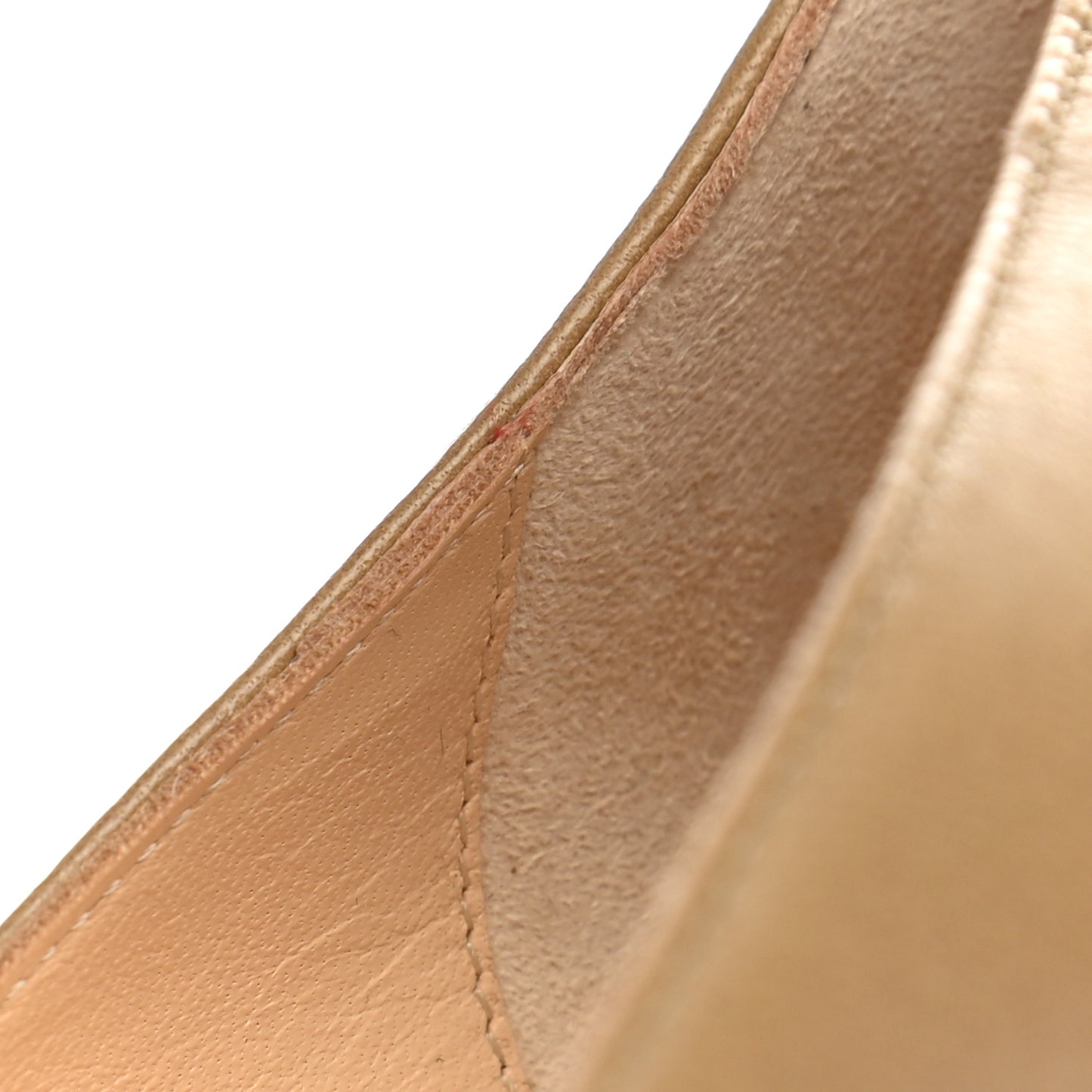 Nappa Peep Toe Pump 39.5 Tan