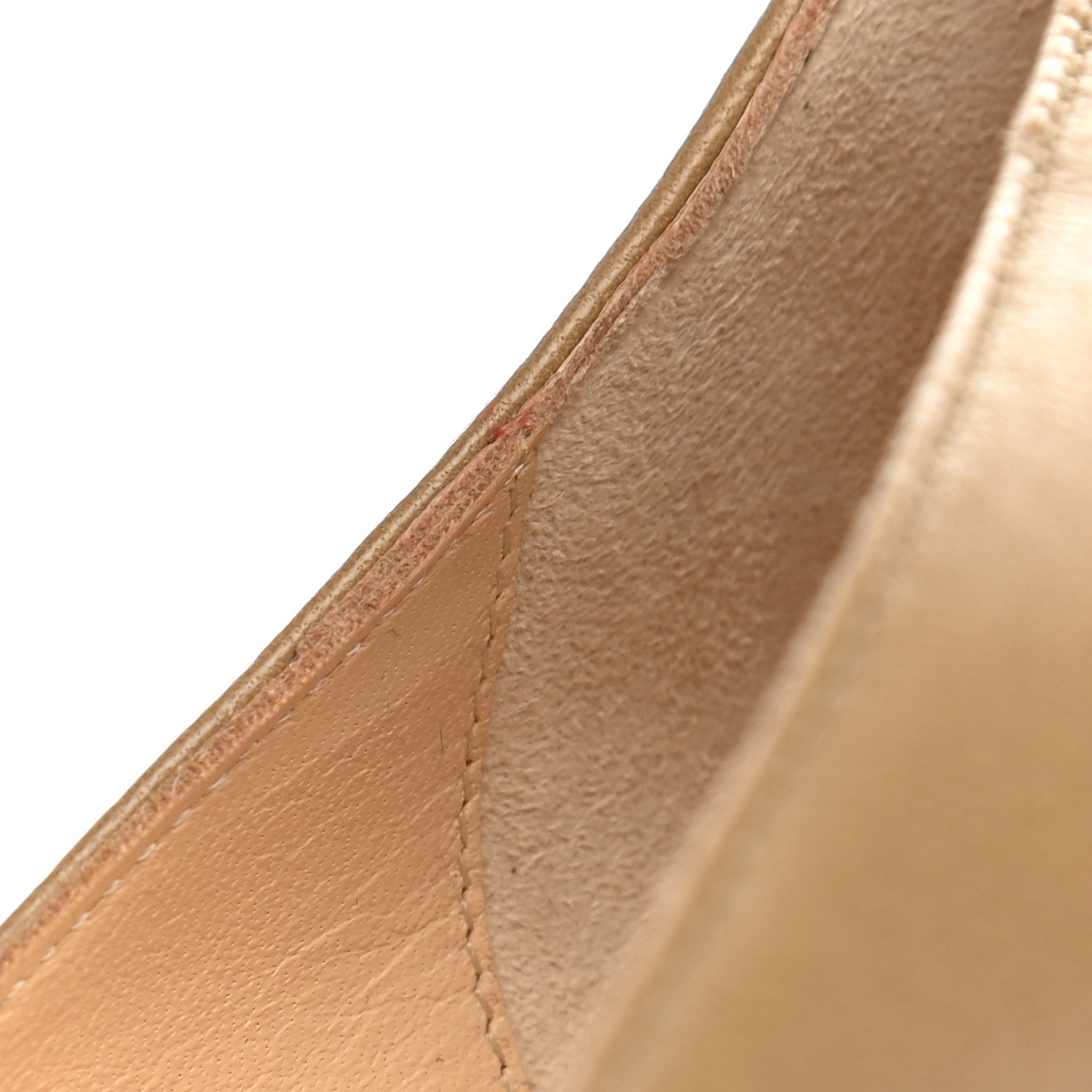 Christian Louboutin Nappa Peep Toe Pump 39.5 Tan 12 of 14