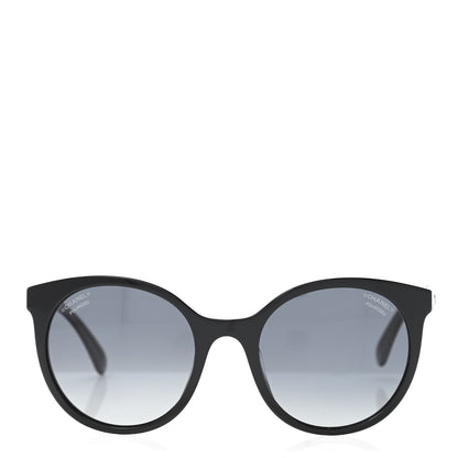 Chanel Acetate Metal Polarized Pantos Sunglasses 5440-A Black 2 of 8
