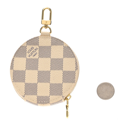 Louis Vuitton Damier Azur 2021 Christmas Animation Hollywood Bag Charm Fuchsia 2 of 5