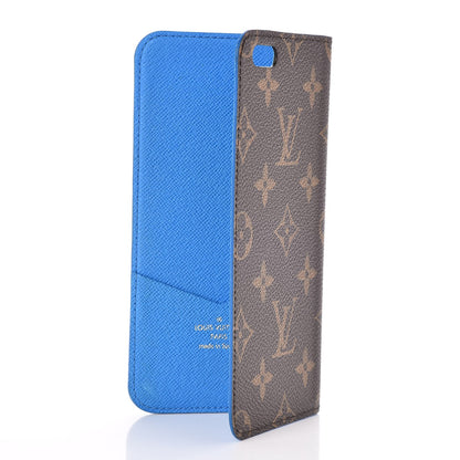 Louis Vuitton Monogram iPhone 6 Plus Folio Case Blue 3 of 8
