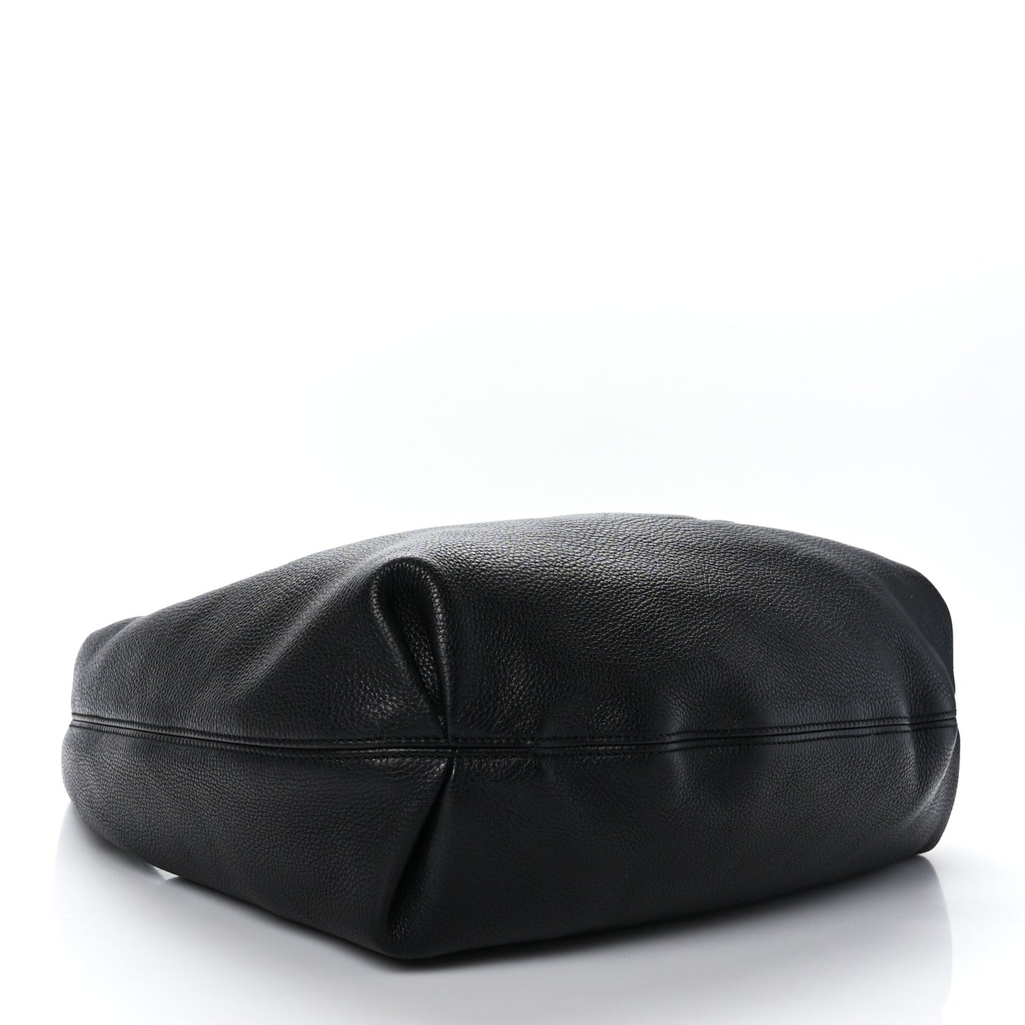 Pebbled Calfskin Soho Hobo Black