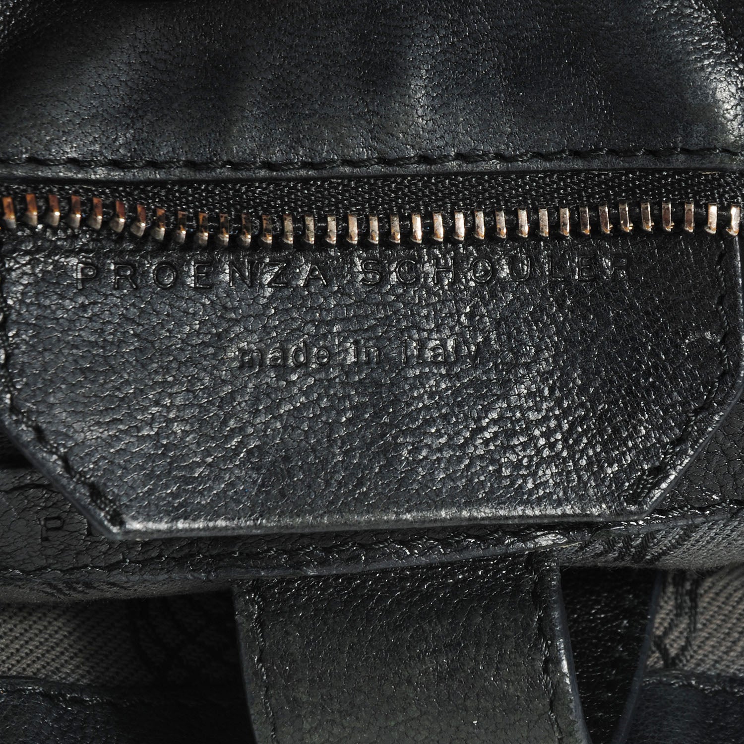 Proenza Schouler Lambskin PS1 Medium Satchel Black 9 of 14