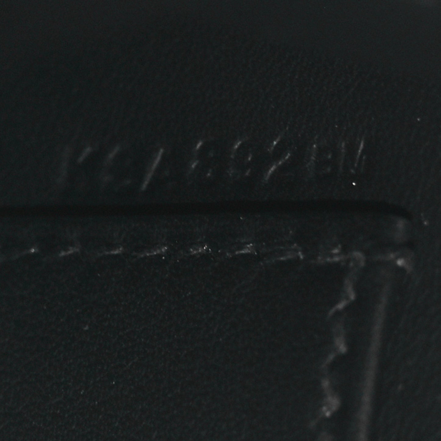 Swift Horseshoe Kelly Pochette Clutch Craie Black