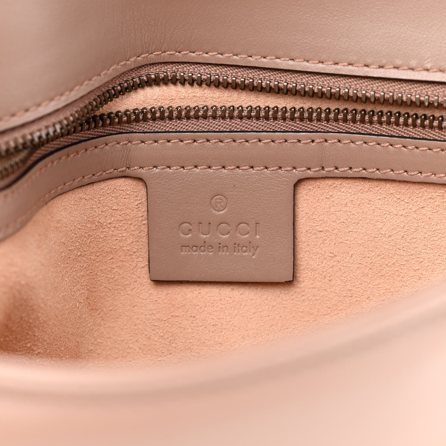 Gucci Calfskin Matelasse Small GG Marmont Shoulder Bag Porcelain Rose 5 of 10