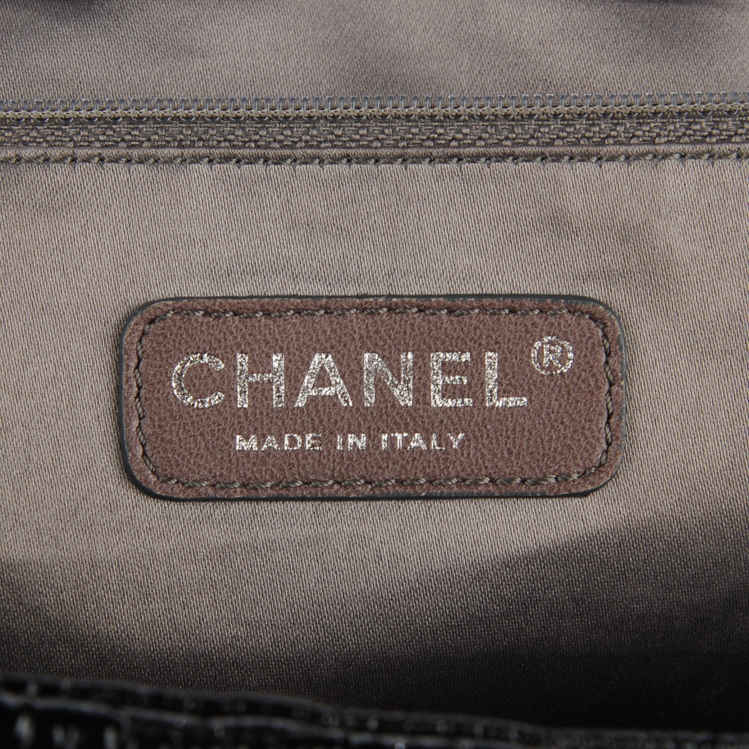 Chanel Vinyl Graphic Edge Flap Black 5 of 7