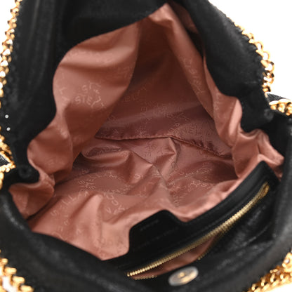 Stella McCartney Shaggy Deer Small Falabella Fold Over Tote Black 5 of 11