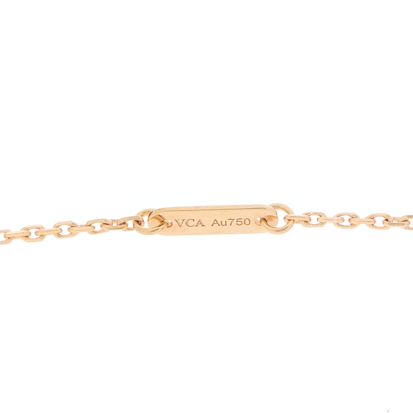 Van Cleef & Arpels 18K Rose Gold Sweet Alhambra Pendant Necklace 6 of 12