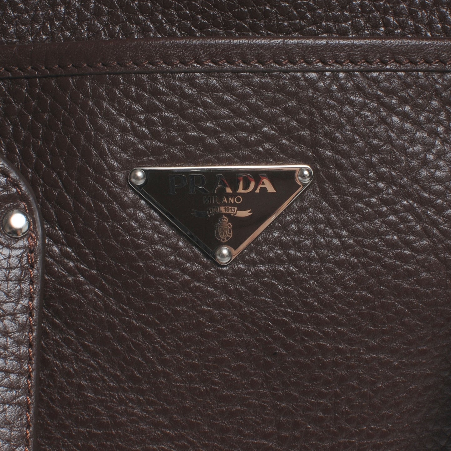 Vitello Daino Shoulder Bag Bruciato