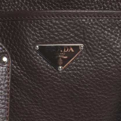 Prada Vitello Daino Shoulder Bag Bruciato 5 of 7