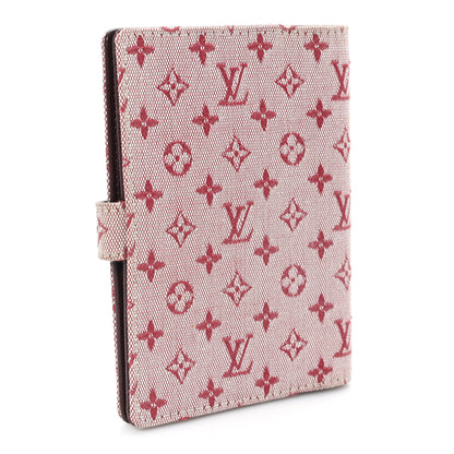 Louis Vuitton Mini Lin Small Ring Agenda Cover Cherry 3 of 8