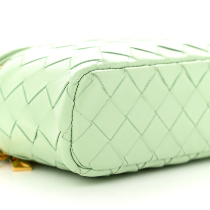 Bottega Veneta Calfskin Intrecciato Bang Bang Vanity Case Fresh Mint 8 of 9